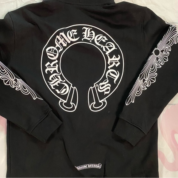 Moletom Chrome Hearts Horseshoe Zipper - Picture 5 of 7